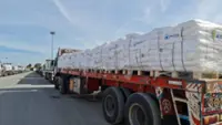 Limited humanitarian aid convoys continue entering Gaza under the ceasefire