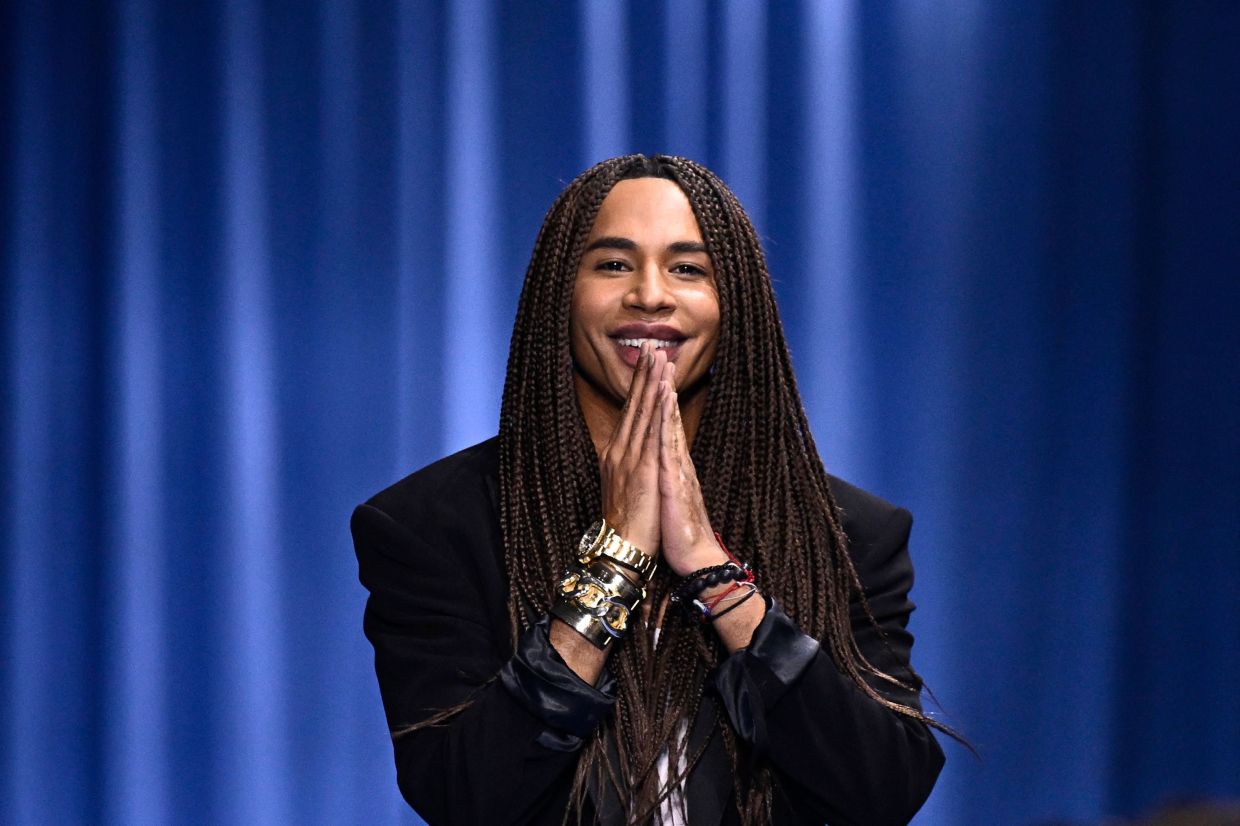 Balmain's Olivier Rousteing steps down, ending an era of star-powered ...