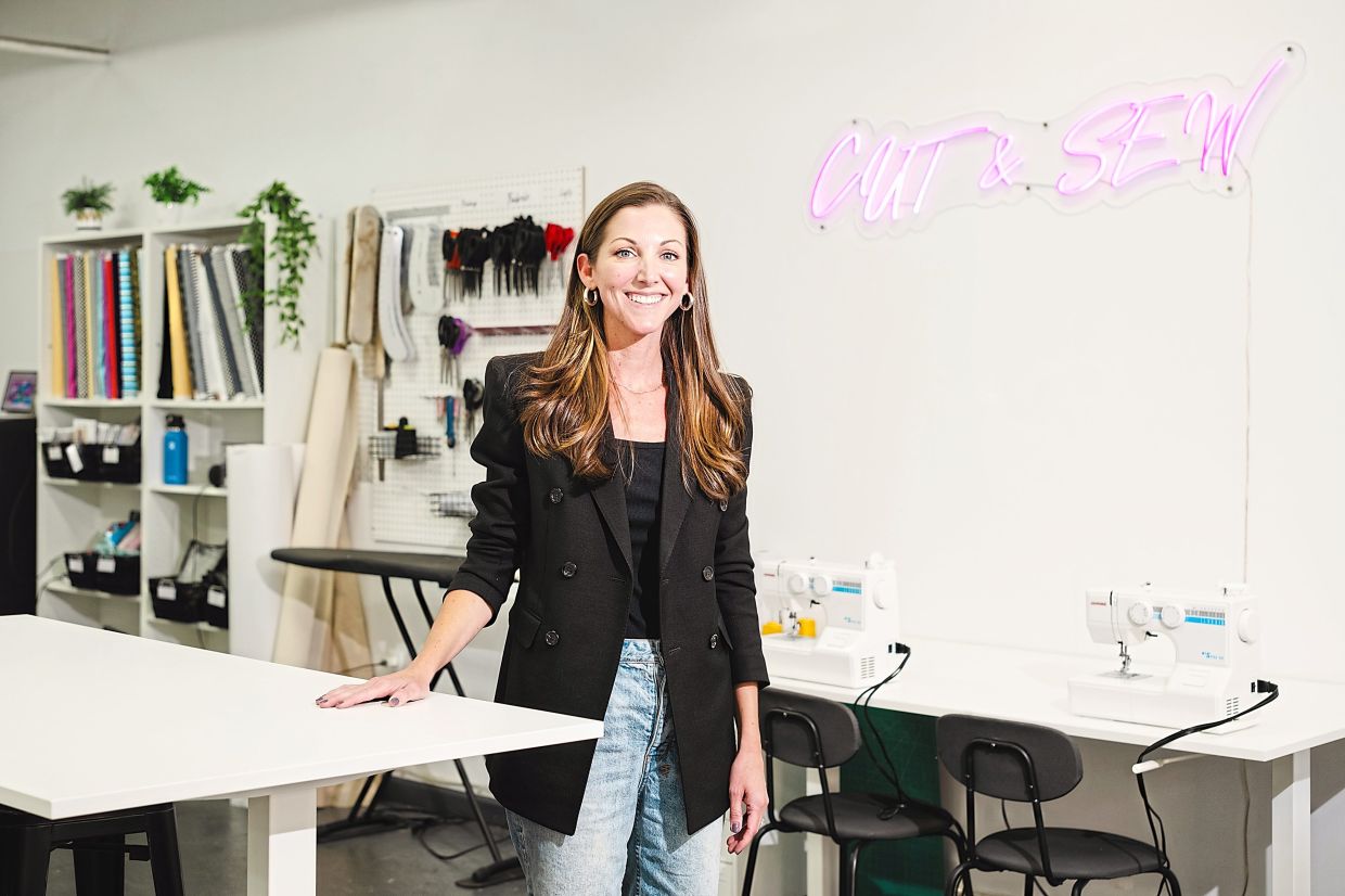 Frailing began teaching in order to earn extra money while trying to start her own fashion brand. 