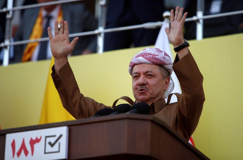 Kurdish leader Barzani pushes for leverage with Baghdad in Iraq vote 1 3609053
