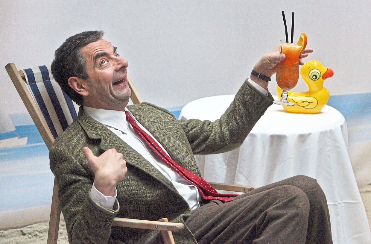 British actor Rowan Atkinson has a stammer and has discussed how playing a character like Mr Bean, who speaks very little, helps to hide it. — AFP