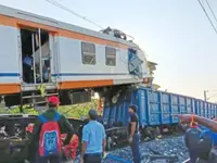 Eight killed in two-train collision