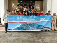 Medical practitioners join hands to conduct wilderness life support training for Mount Kinabalu rangers, support staff