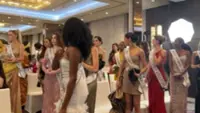 Turmoil in tiaras at Miss Universe pageant in Thailand; walkout by pageant contestants after one gets insulted by an official