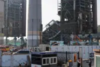 At least seven people trapped after South Korea power plant's structure collapsed