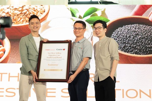 Nattome has been recognised by Big Caring Group as the ‘No.1 Best-Selling Digestive Care Health Food Brand’ 