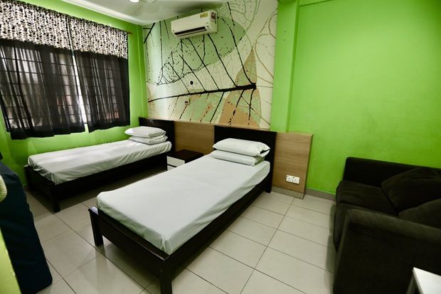 Each room at the RMH can accommodate up to six people (two adults, four children).