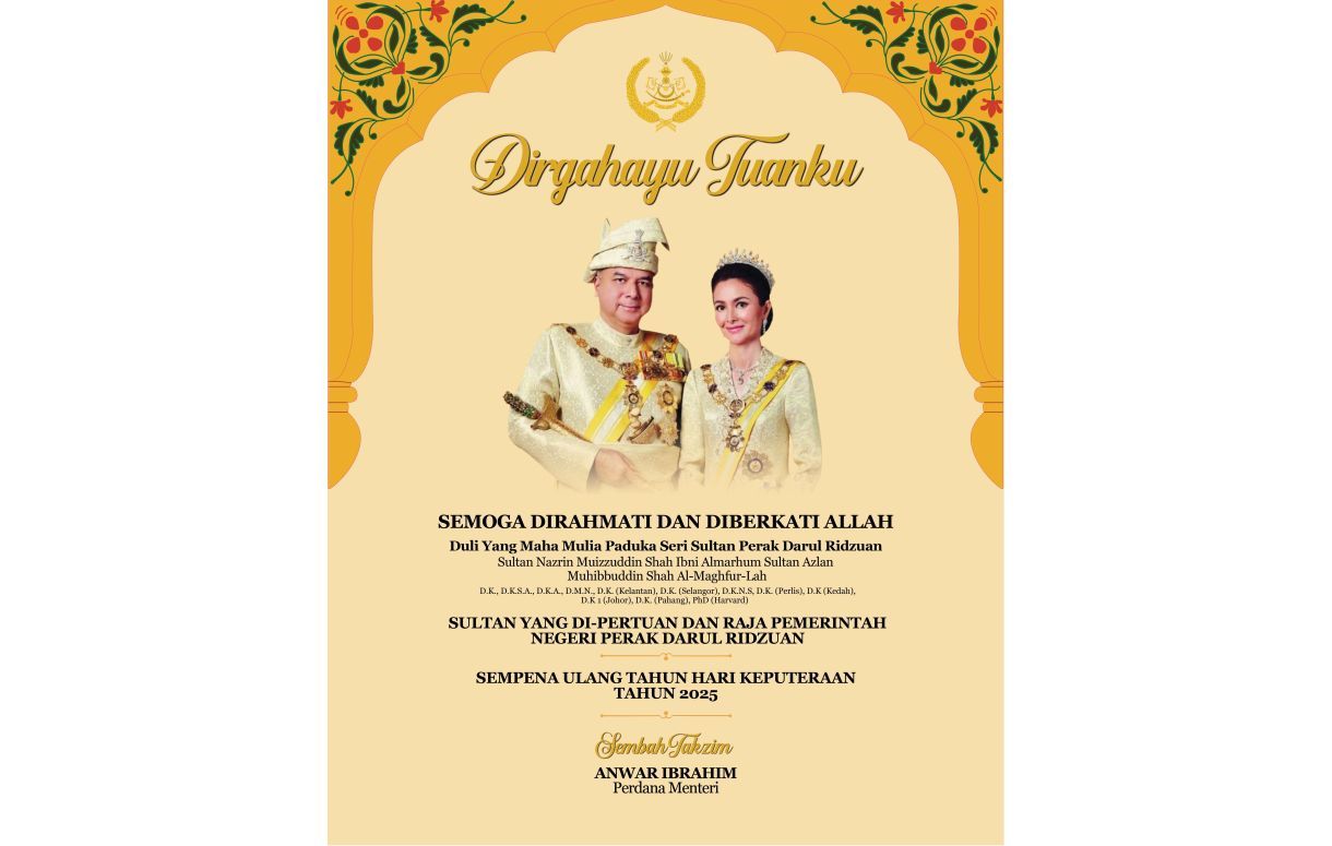 Anwar congratulates Sultan Nazrin on birthday 1 3610501