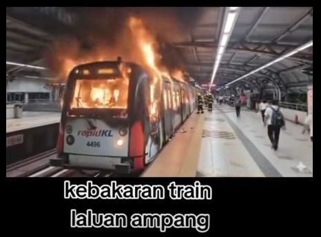 QuickCheck: Did an Ampang Line LRT train catch fire?