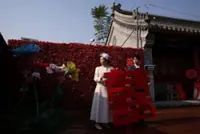 In China, wedding bells are ringing in nightclubs, a subway station and on snowy mountain peaks