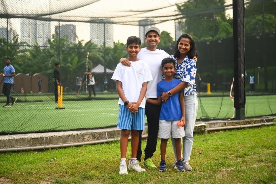 Rajiv and Gayatri Ramnarayan got their sons to plan out in detail the cricket league that the boys had come up with. - ST