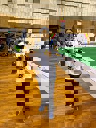 Policewoman Emma shows great composure to gun down historic lawn bowls gold