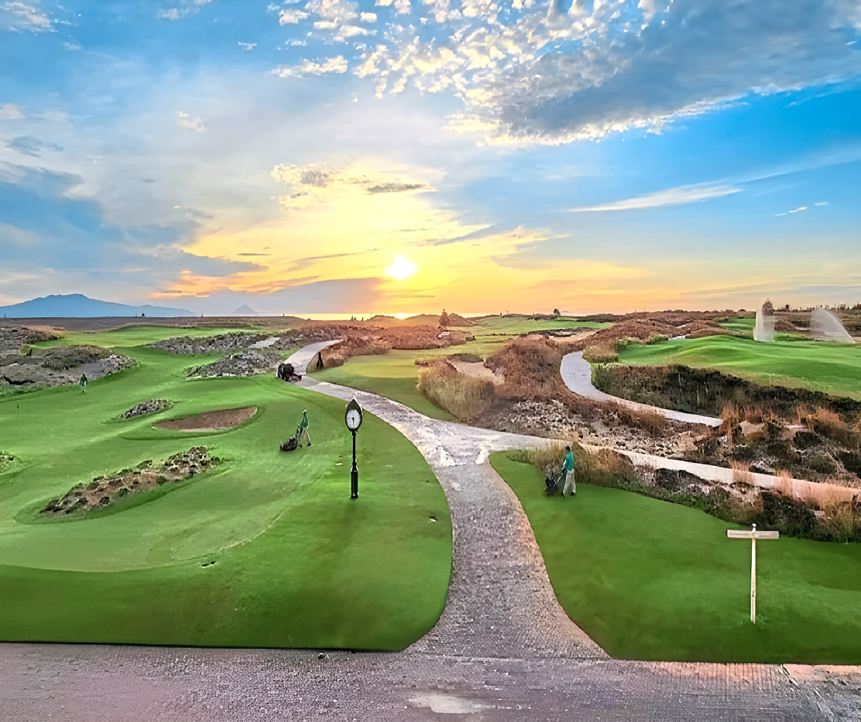 Hoiana Shores (far left) in Da Nang, Vietnam, is one of the region’s premier courses on the list, as is Bangkok’s Robinswood Golf Club (left).