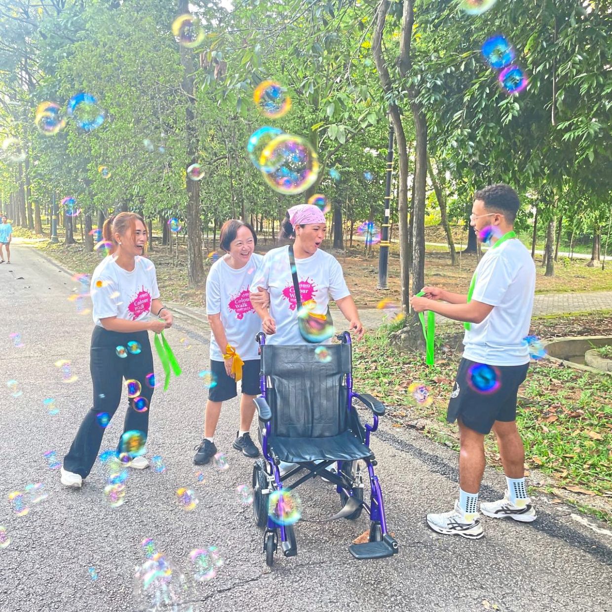 events taking place in Kuala Lumpur, Kota Kinabalu, Ipoh,Kuantan and Johor baru saw 1km walks for strokesurvivors and a longer distance for a supportive public.