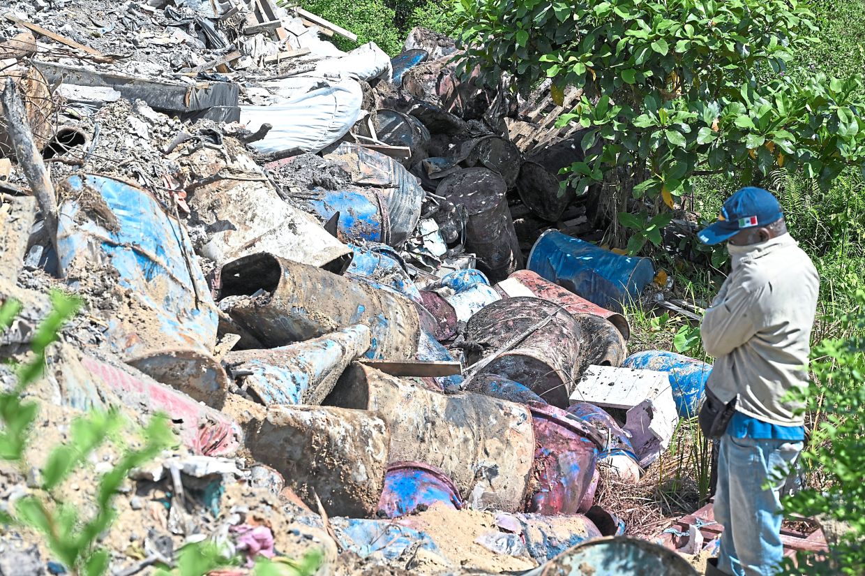 Chemical waste leaves trail of destruction
