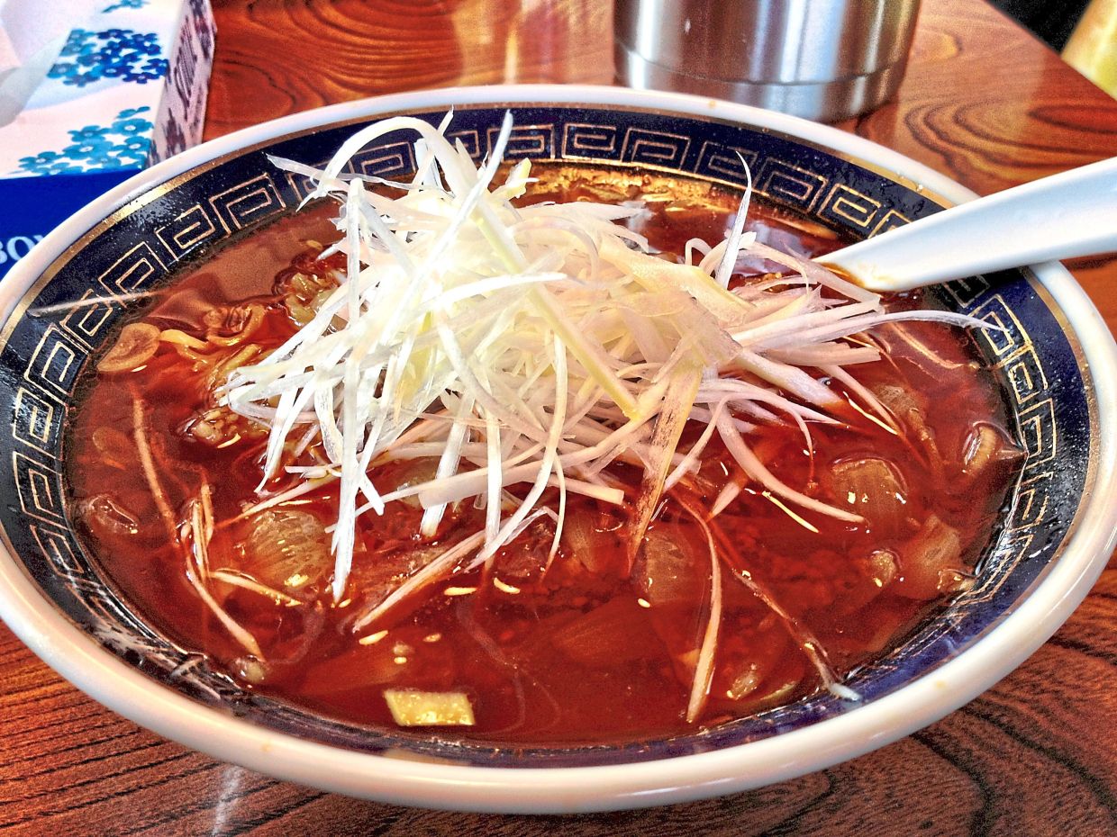 Katsuura tantanmen from Kanto is one of Japan’s spiciest noodle dishes. — AYUSTETY/Wikimedia Commons