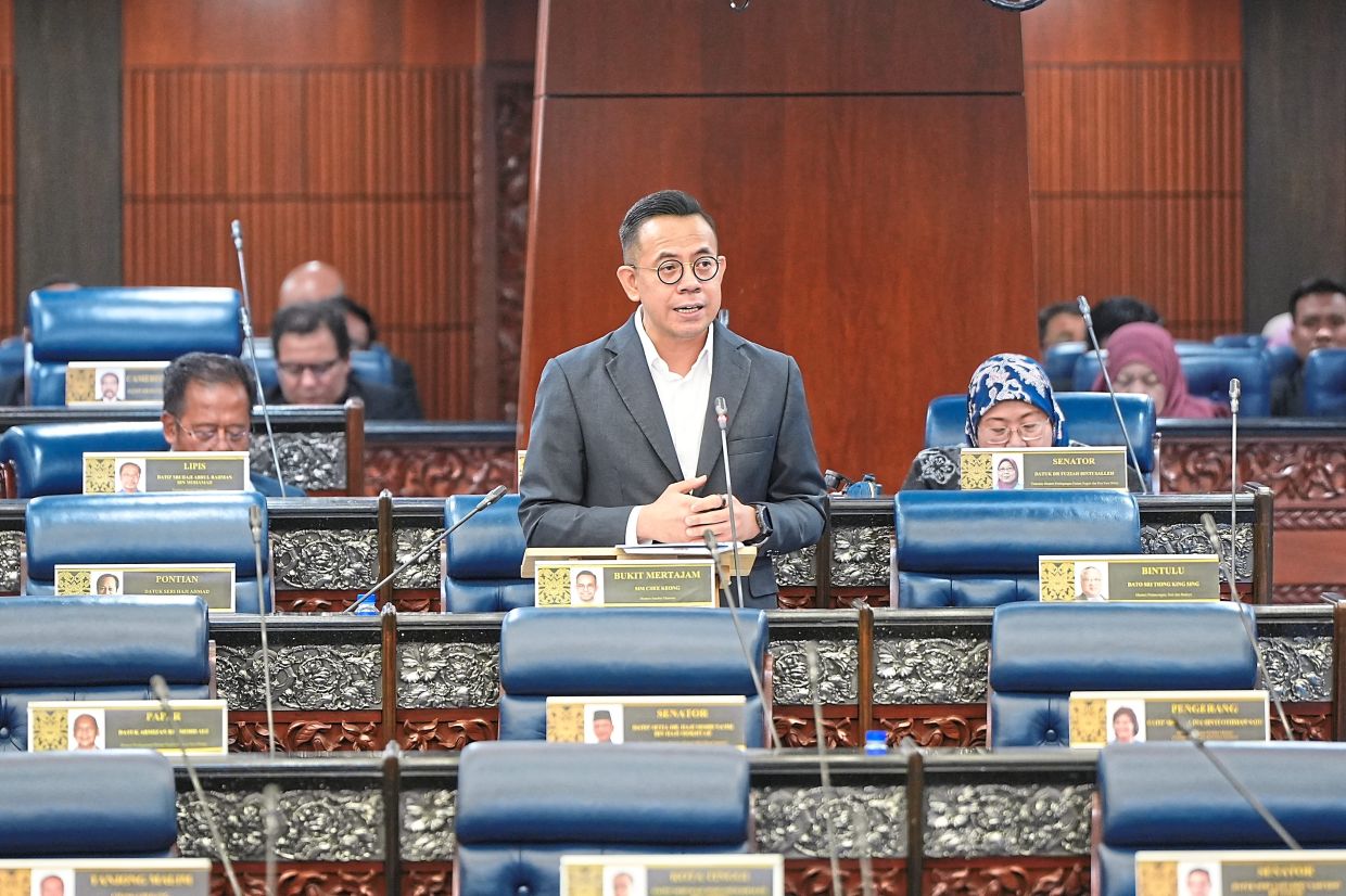 Sim tabling the first reading of the National Skills Development (Amendment) Bill 2025 in Parliament on Nov 10.