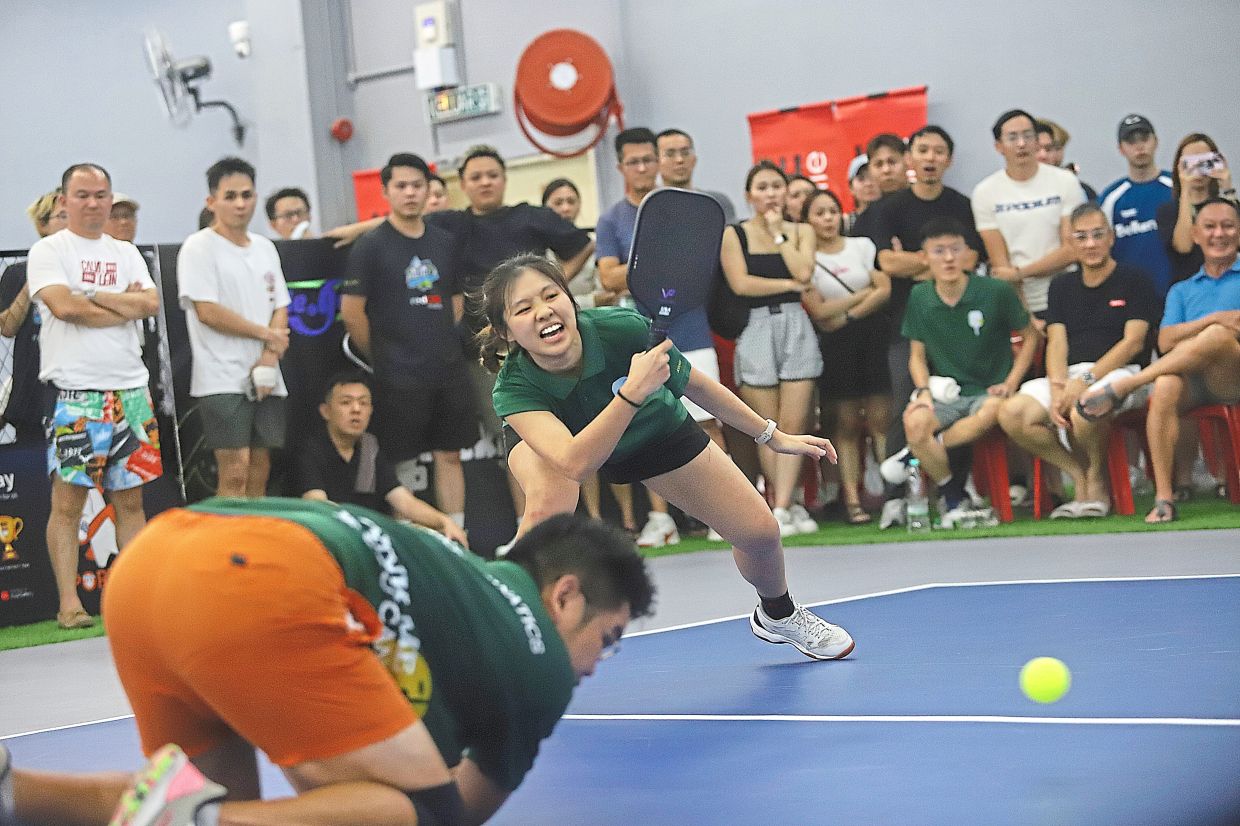 Diving or sliding to get the ball can result in injury to the upper limbs, which might even be broken if the player has osteoporosis – a common condition in older women.