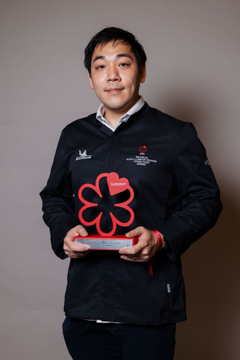 Chin bagged this year's Michelin Guide Young Chef of the Year award.