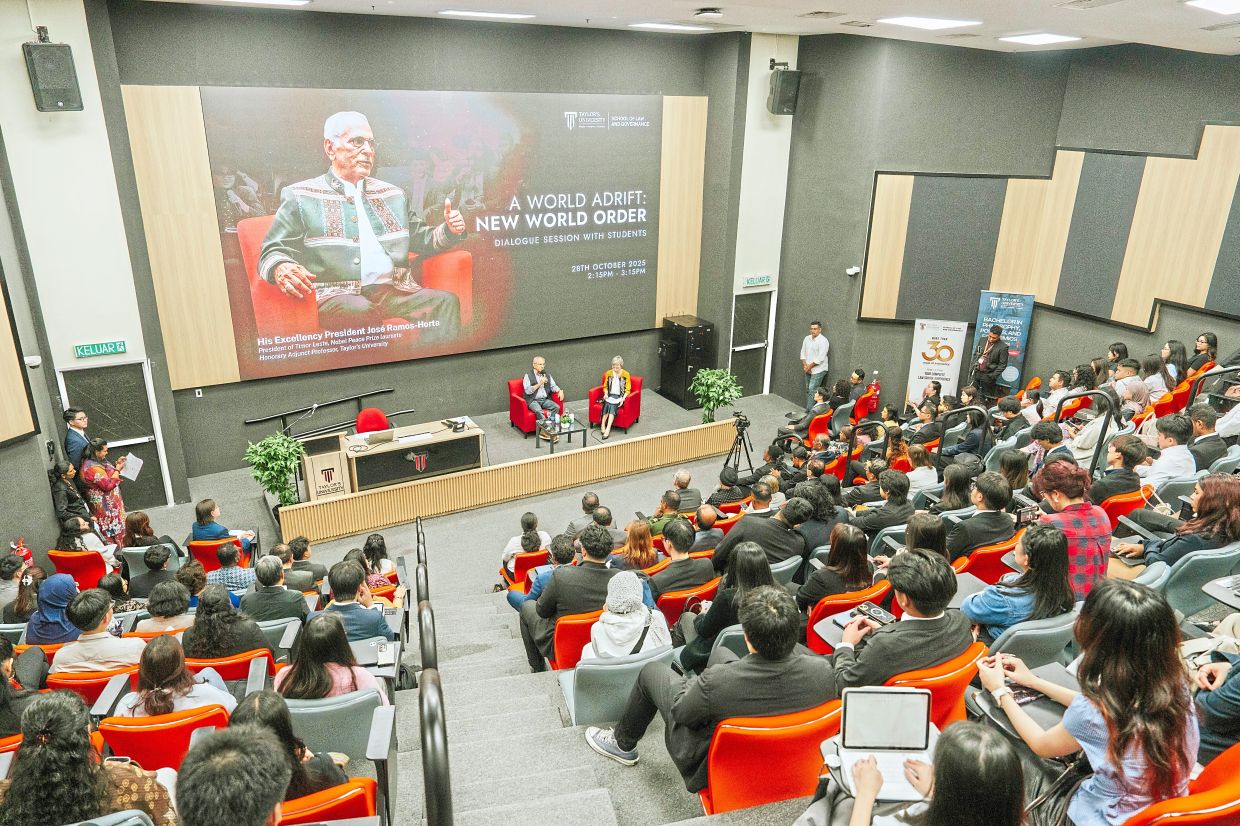 The exclusive dialogue session exposed students to leadership, diplomacy and cross-cultural perspectives.