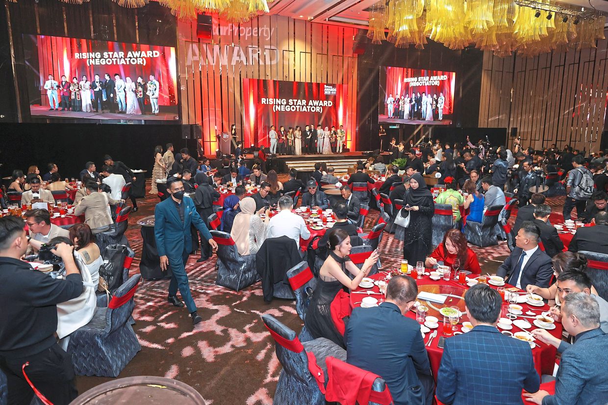 A grand affair: Attendees at the StarProperty Awards event.