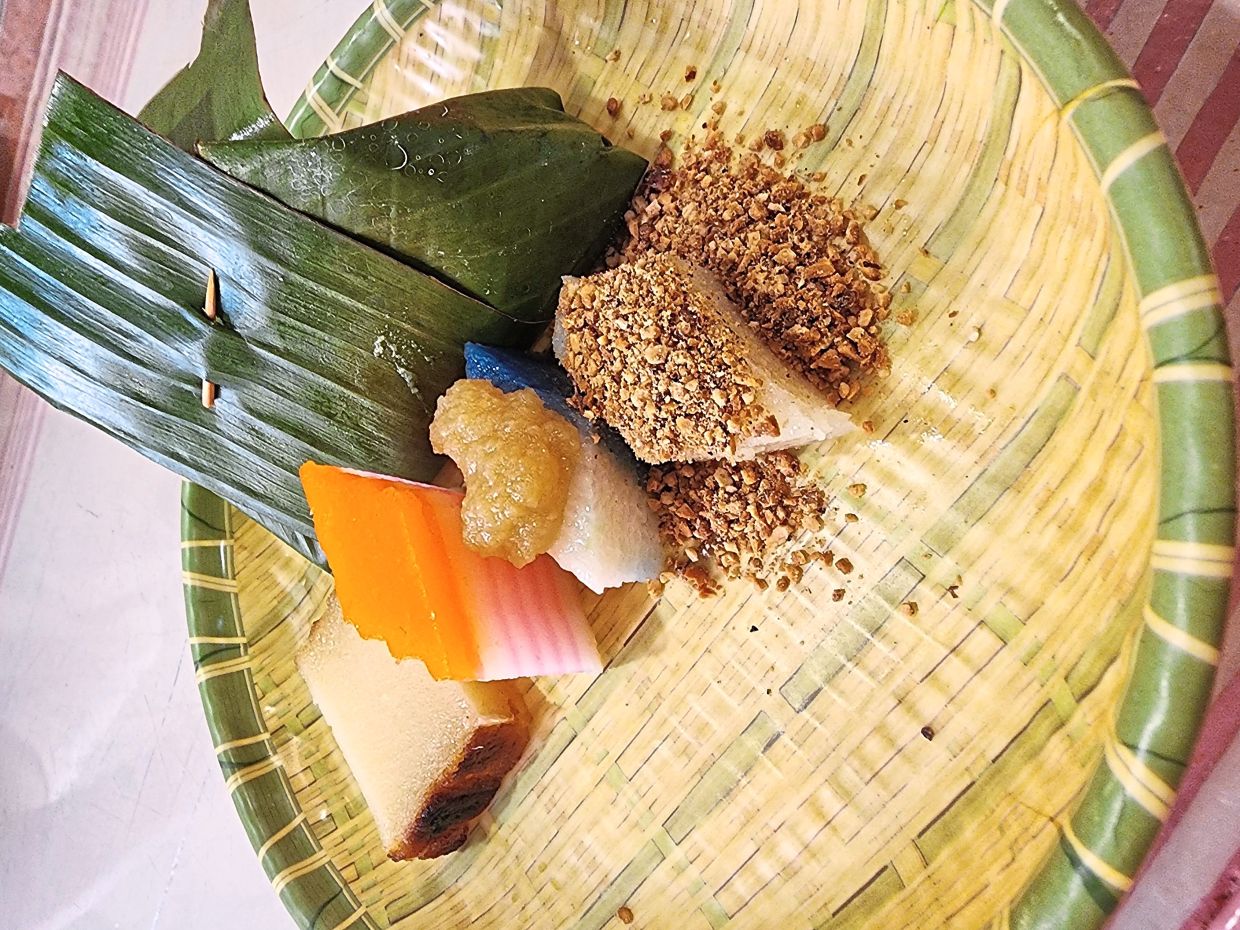 A selection of kuih at Moh Teng Pheow Nyonya Koay. All the kuih is still made according to recipes created nearly a century ago.