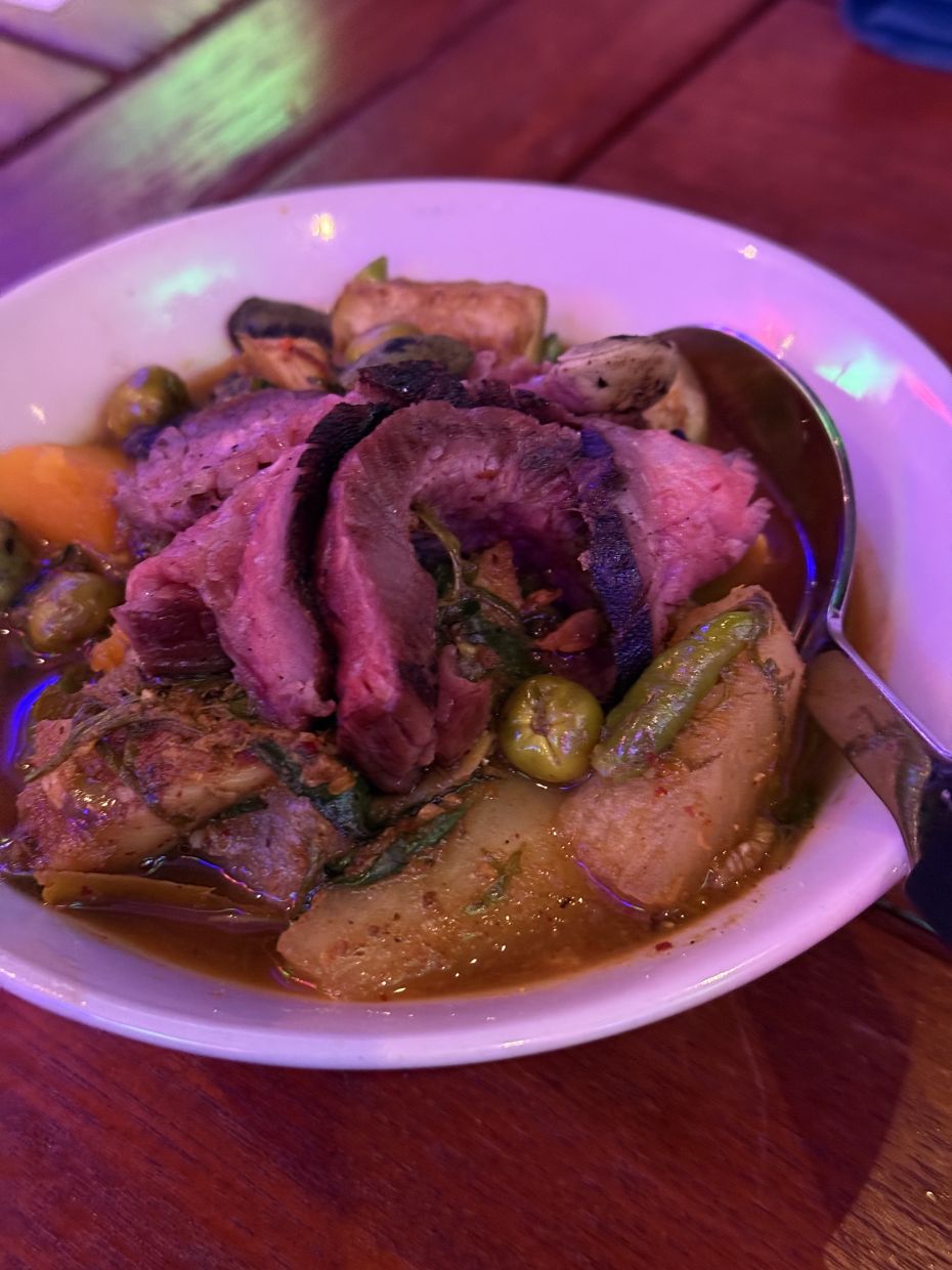 This Mountain Jungle Curry is one of the best dishes on the Err takeover menu.