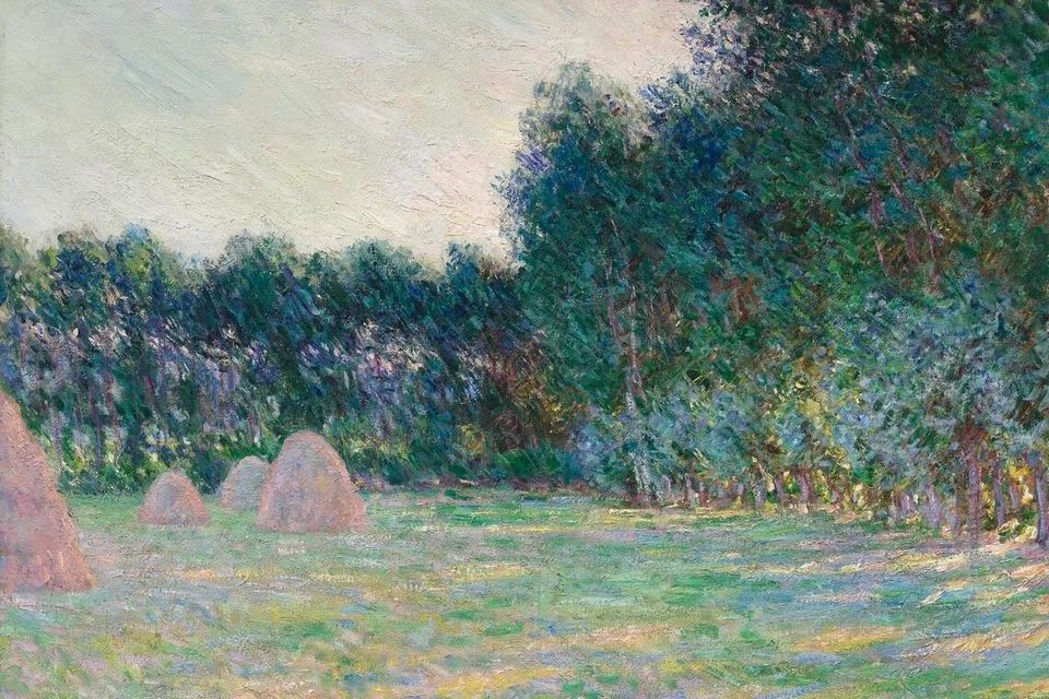 Claude Monet’s Meadow With Haystacks Near Giverny. — Photo: Museum Of Fine Arts, Boston