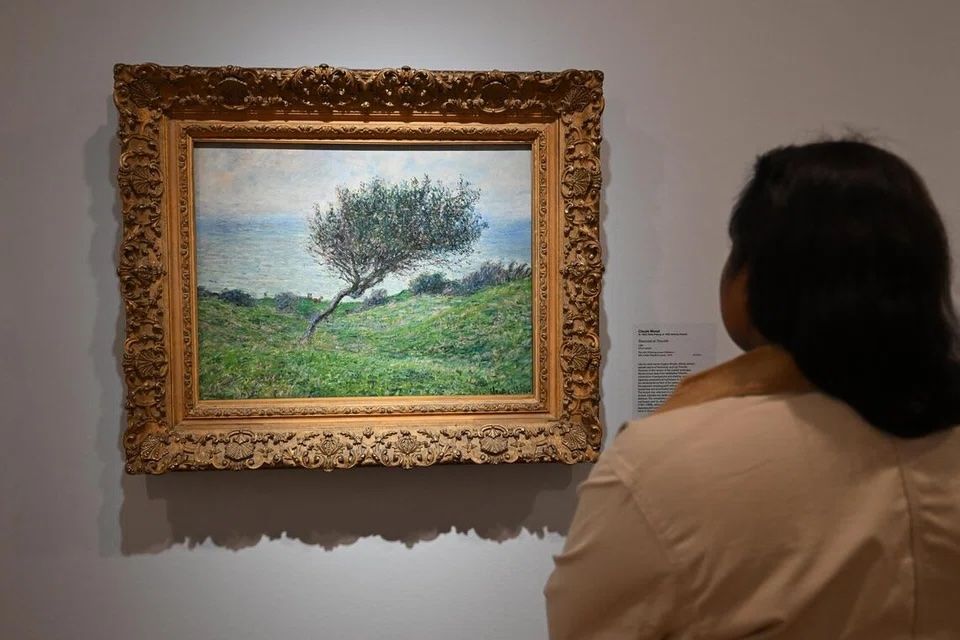 Claude Monet’s Seacoast At Trouville (1881) oil painting at National Gallery’s Impressionism show, Into The Modern. — Photo: SHINTARO TAY/The Straits Times/Asia News Network
