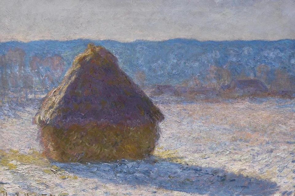 Claude Monet’s Grainstack (Snow Effect). — Photo: Museum Of Fine Arts, Boston
