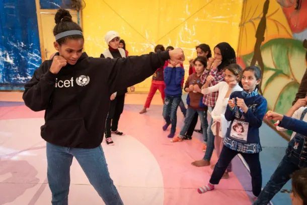 'This could have been me': British-Somali boxer pays it forward at refugee camp