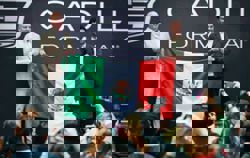 Motor racing-Cadillac test at Imola with Perez driving a 2023 Ferrari