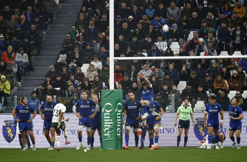 Rugby-Depleted South Africa overpower Italy to win in Turin
