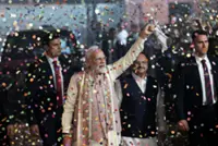 Modi's ruling coalition secures landslide victory in key Bihar state election