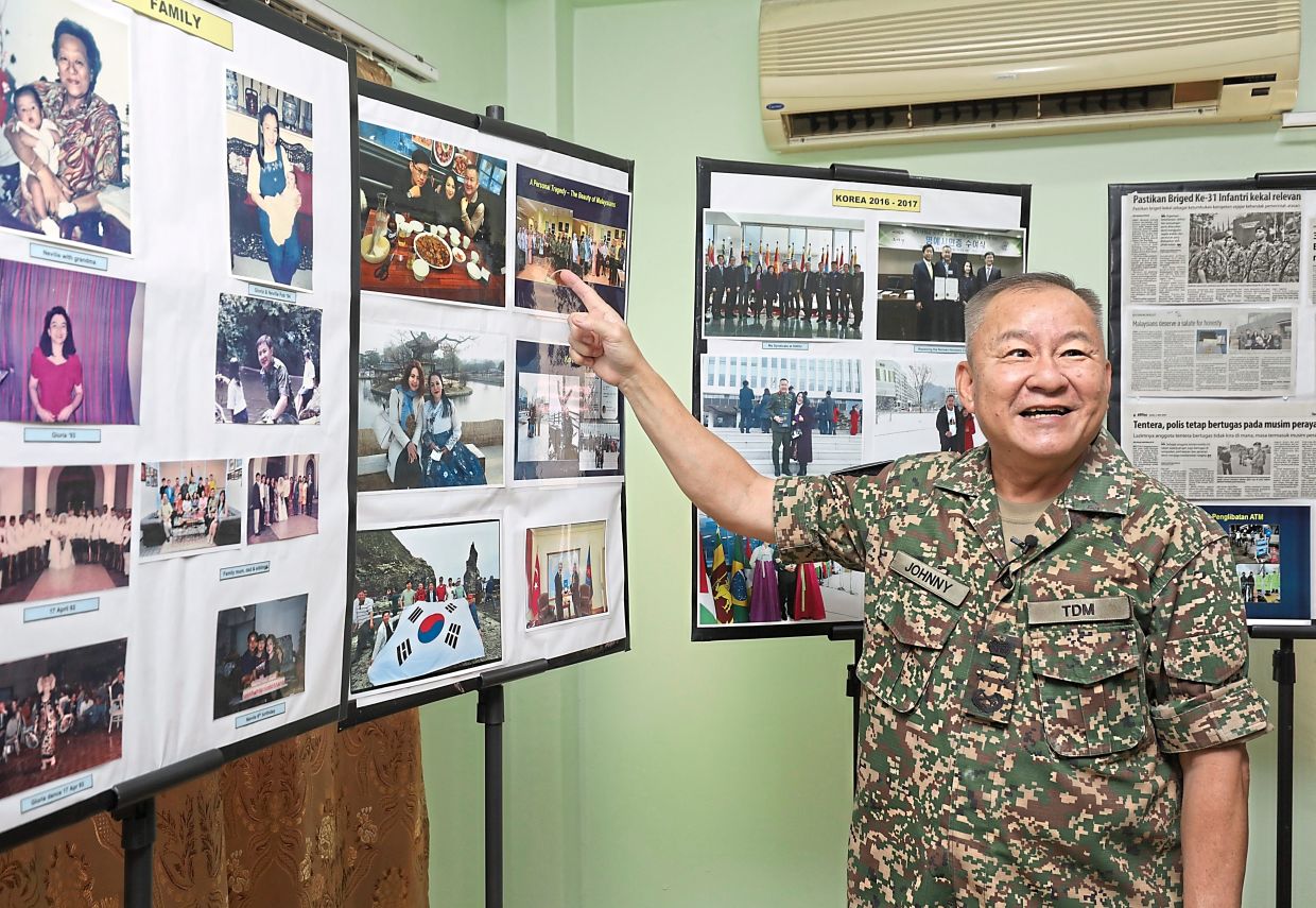 Courage and honour | The Star 5 Lim sharing some of his photos and memorabilia from his life.
