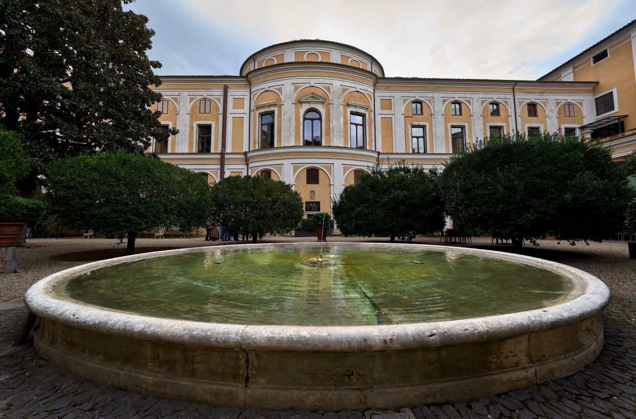 An exterior view of Palazzo Colonna, or the Colonna Palace, in Rome. Photo: AP 