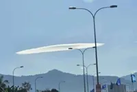 QuickCheck: Did a 'UFO' shaped cloud appear in Kota Kinabalu?