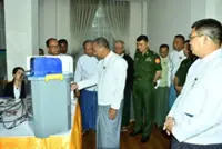 Myanmar electronic voting machines receive National Standards Certification for 2025 Election