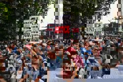 Hundreds of thousands rally in Manila against flood-control corruption scandal