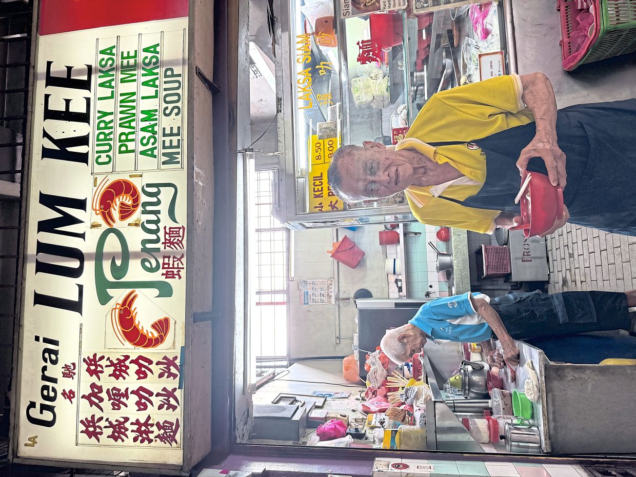 For 54 years, Lee has been diligently peeling onions and dishing out noodle bowls at the Section 14 Market and Food Court Complex.