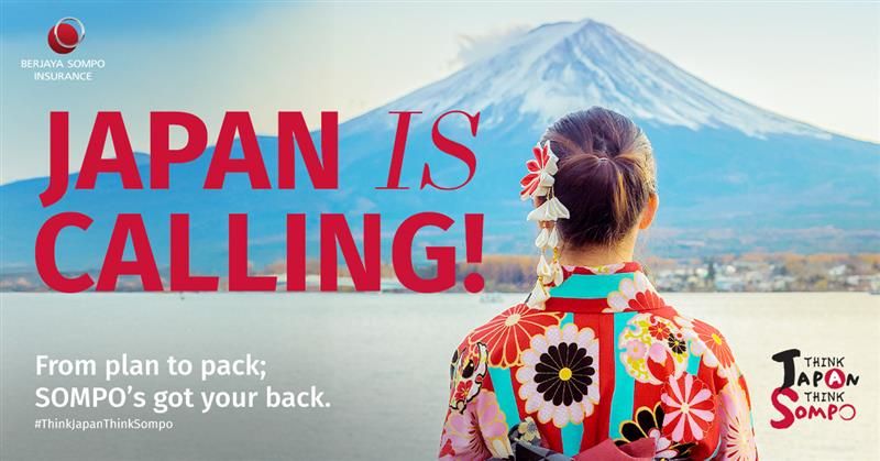 Explore the best deals, coverages and currency exchange rates to Japan through SOMPO’s “Think Japan, Think SOMPO” campaign.
