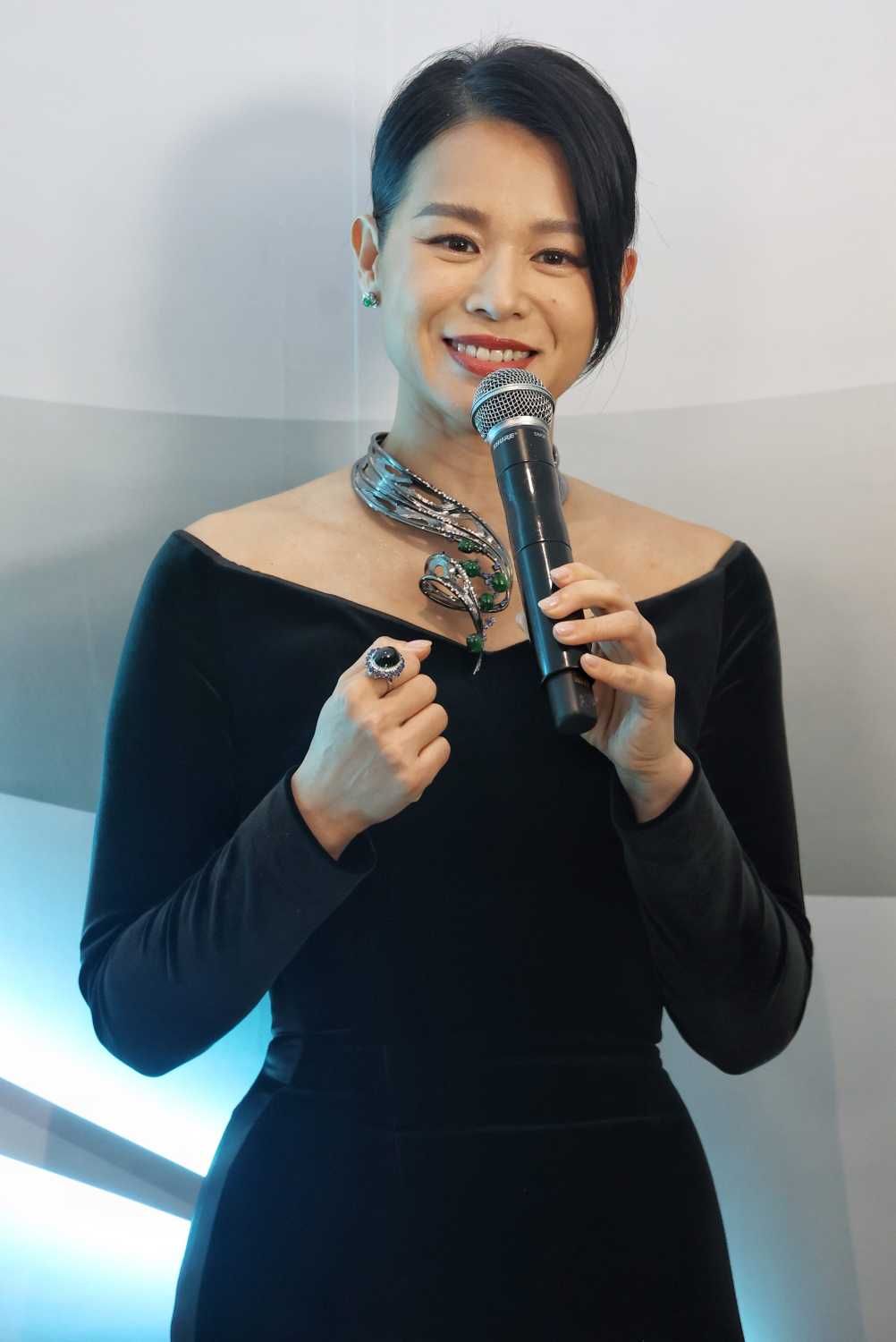 Myolie Wu tries not to take on too much work, so she can spend more time with her family. Photo: MUHAMAD SHAHRIL ROSLI/The Star