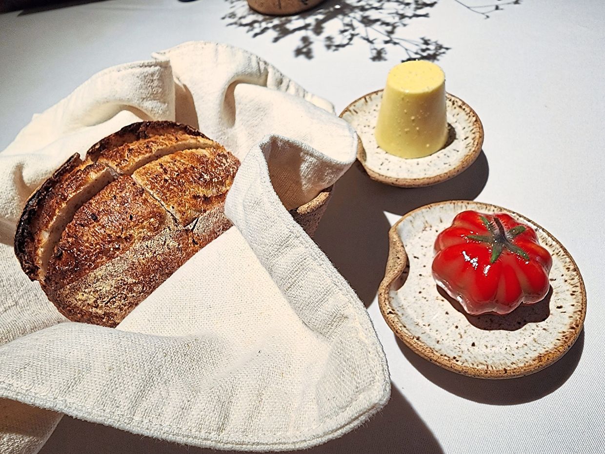 The lacto-fermented bread with tomato chutney butter and cultured butter is honestly superlative. — Photo: ABIRAMI DURAI/The Star