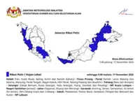 Thunderstorm warning issued for seven states, KL and Labuan