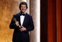 Tom Cruise receives honorary Oscar for illustrious career