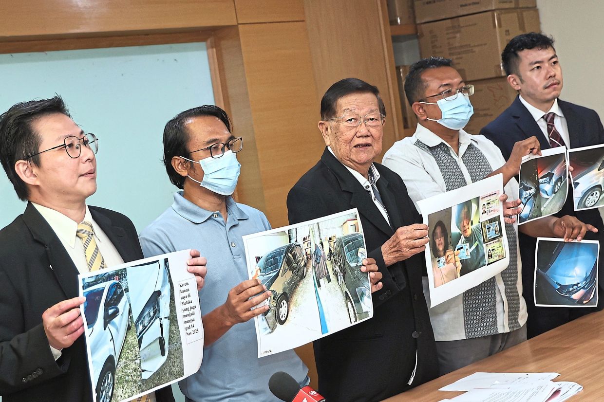 Hit-and-scam couple return