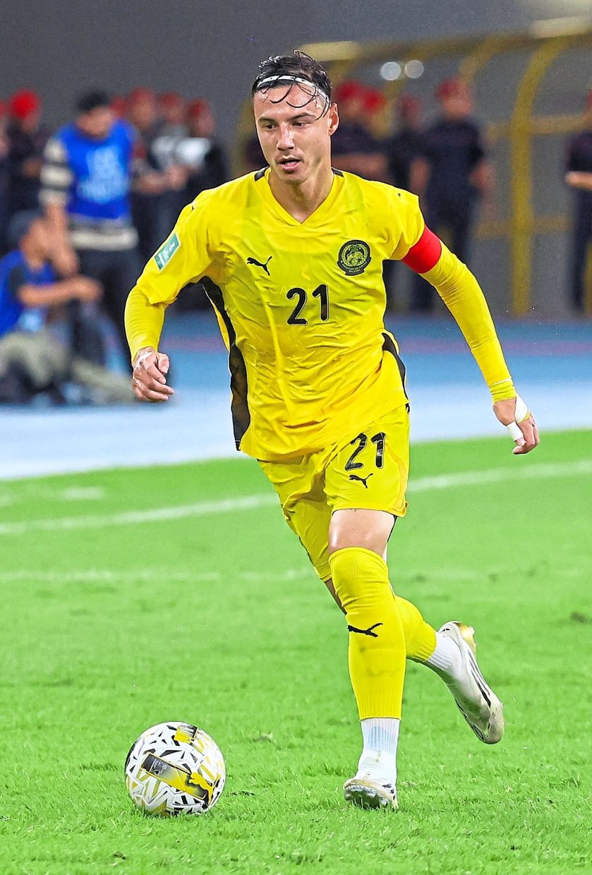 Cool customer: Malaysia’s captain Dion Cools is ready to lead Harimau Malaya to another win against Nepal. — MUHAMAD SHAHRIL ROSLI/The Star