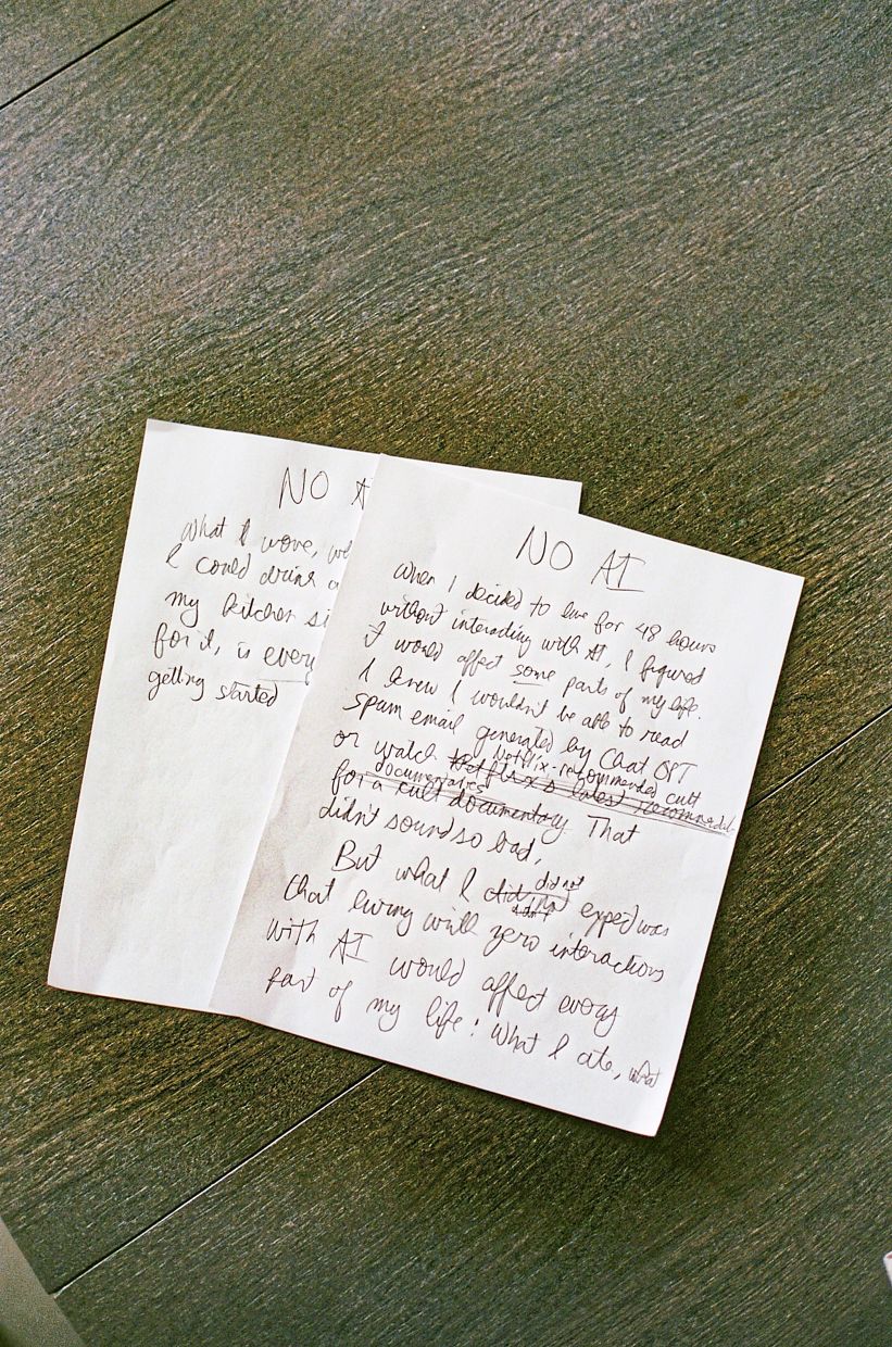 Handwritten notes. — Amir Hamja/The New York Times