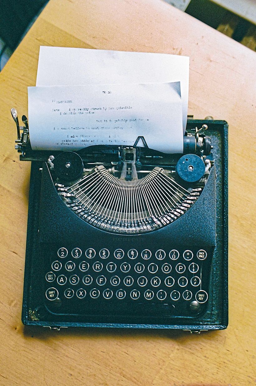 An old manual typewriter. — Amir Hamja/The New York Times