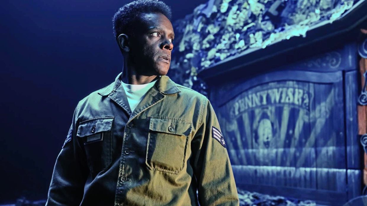  'OK, this shot should silence all those complainers who keep whining that Pennywise hasn't shown up yet.'